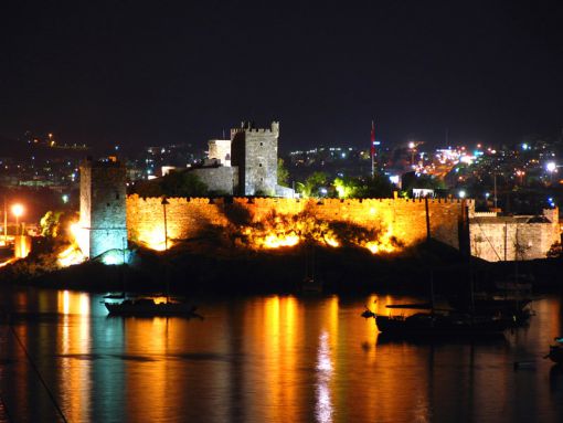 Bodrum Kalesi Gece Görüşü